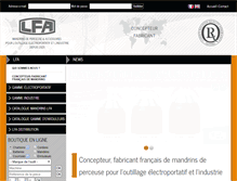 Tablet Screenshot of lfa-amyot.com